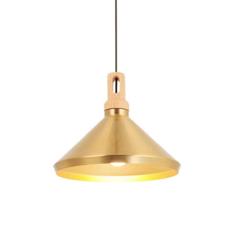 Éclairage de pendentif de nuance de nuance en métal de lumière industrielle pour le salon