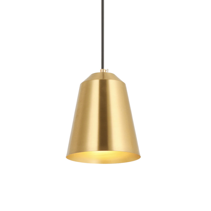 Éclairage de pendentif de nuance de nuance en métal de lumière industrielle pour le salon