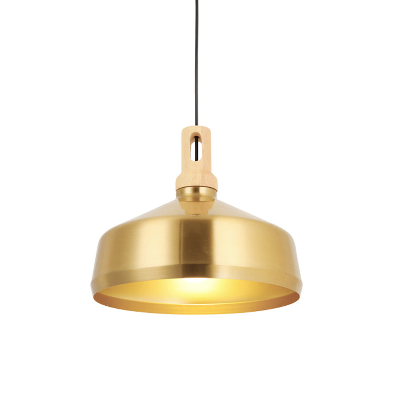 Éclairage de pendentif de nuance de nuance en métal de lumière industrielle pour le salon