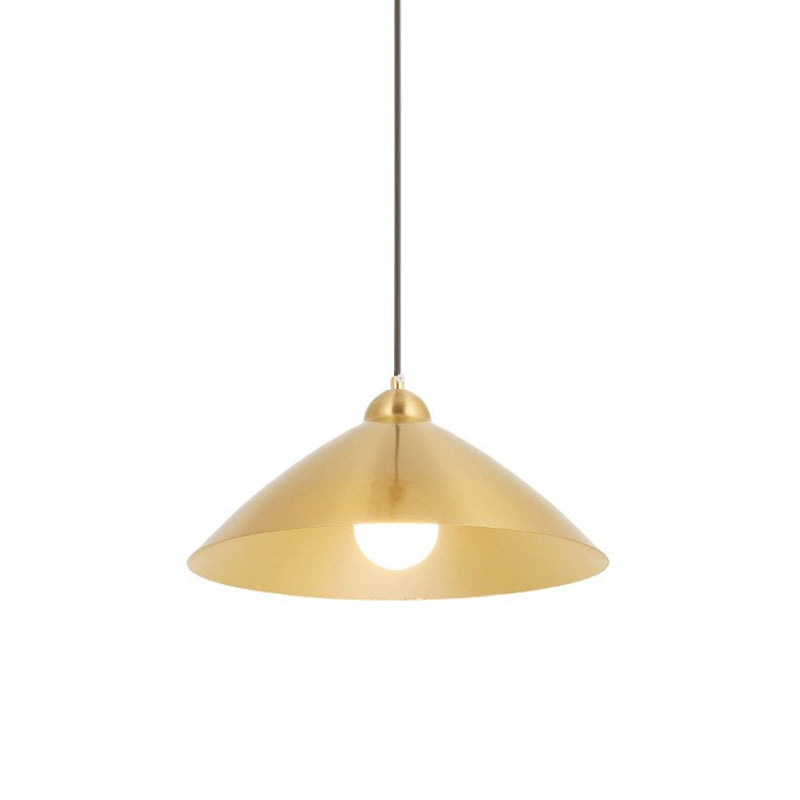 Éclairage de pendentif de nuance de nuance en métal de lumière industrielle pour le salon