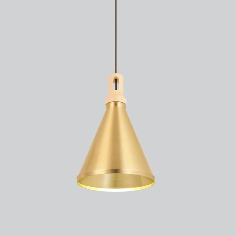 Éclairage de pendentif de nuance de nuance en métal de lumière industrielle pour le salon