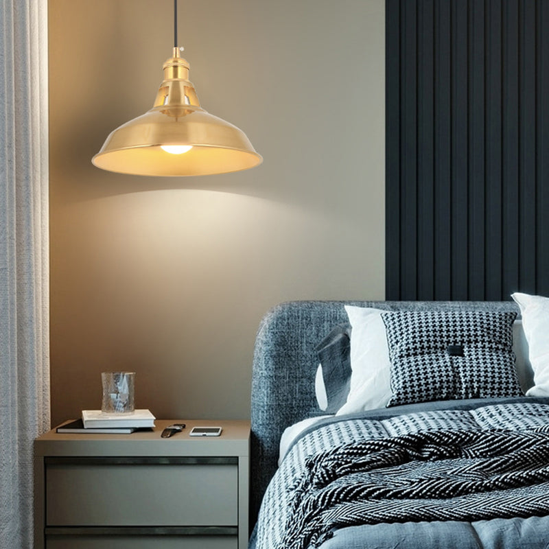 Funzione per illuminazione a sospensione in metallo a sospensione industriale per salotto