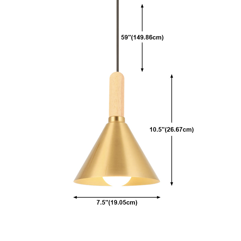 Funzione per illuminazione a sospensione in metallo a sospensione industriale per salotto