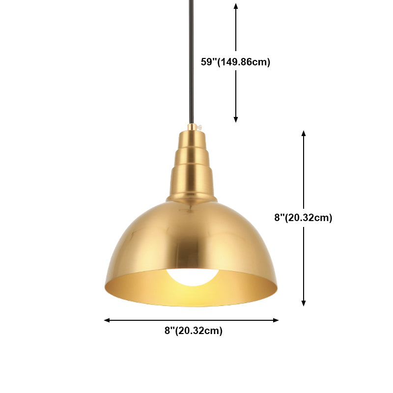 Funzione per illuminazione a sospensione in metallo a sospensione industriale per salotto
