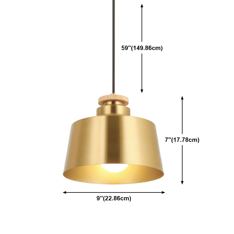 Funzione per illuminazione a sospensione in metallo a sospensione industriale per salotto