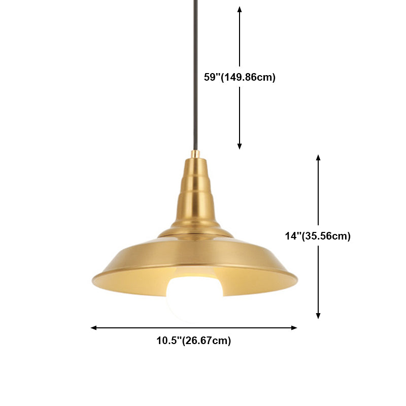 Funzione per illuminazione a sospensione in metallo a sospensione industriale per salotto