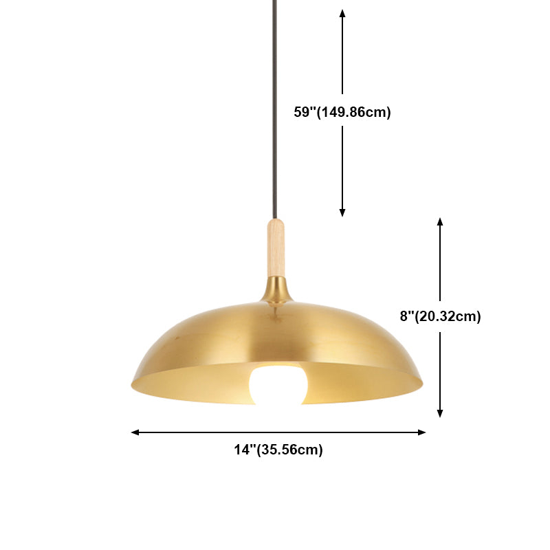Funzione per illuminazione a sospensione in metallo a sospensione industriale per salotto