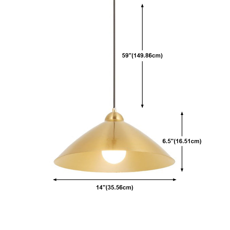 Éclairage de pendentif de nuance de nuance en métal de lumière industrielle pour le salon