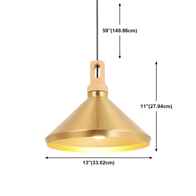 Funzione per illuminazione a sospensione in metallo a sospensione industriale per salotto