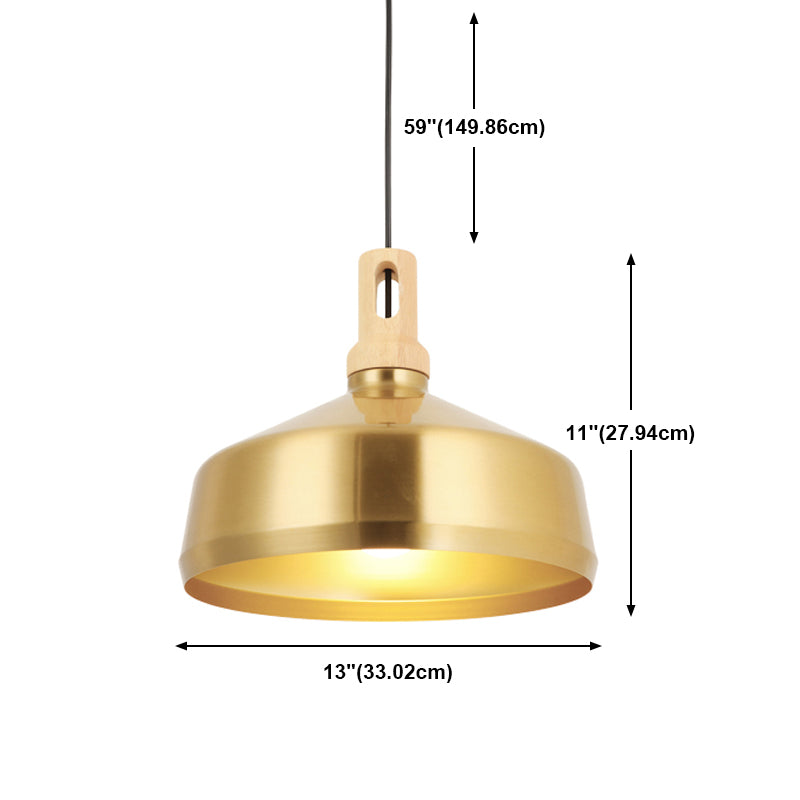 Funzione per illuminazione a sospensione in metallo a sospensione industriale per salotto