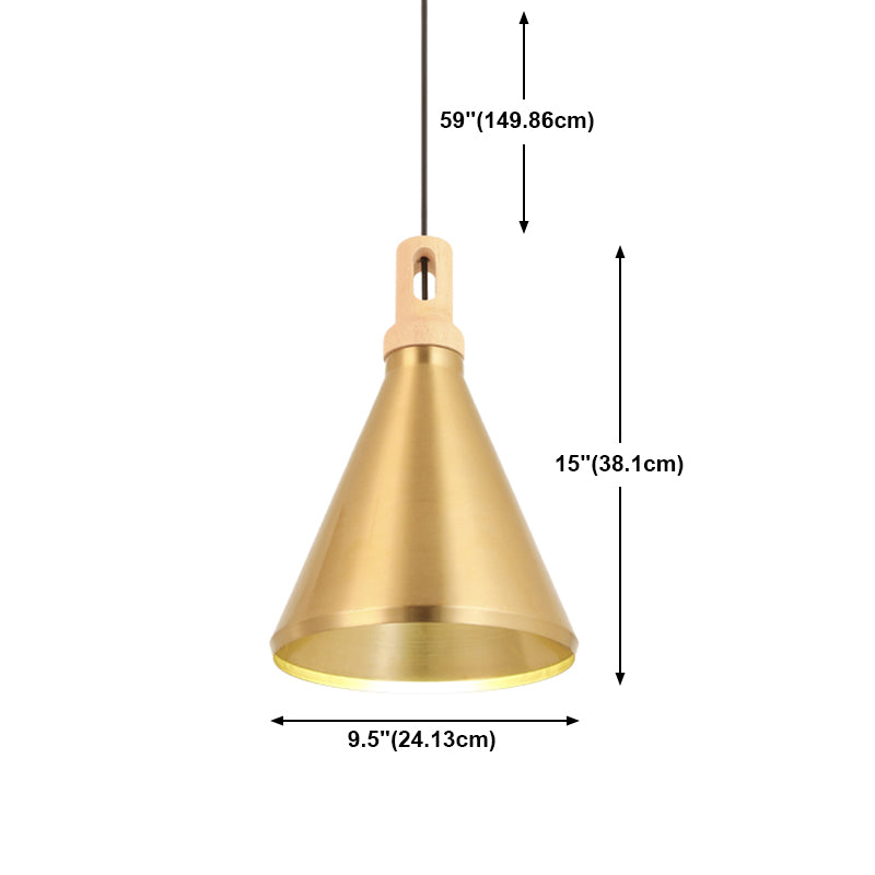 Funzione per illuminazione a sospensione in metallo a sospensione industriale per salotto
