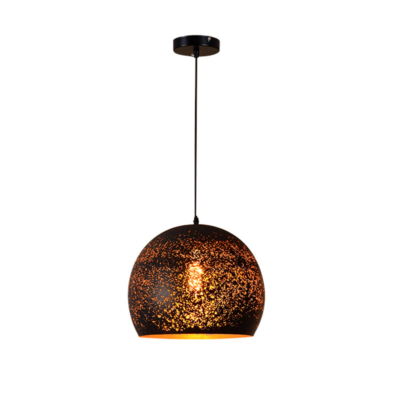 Lumière suspendue industrielle 1 pendentif lumineux avec une teinte en métal pour le salon