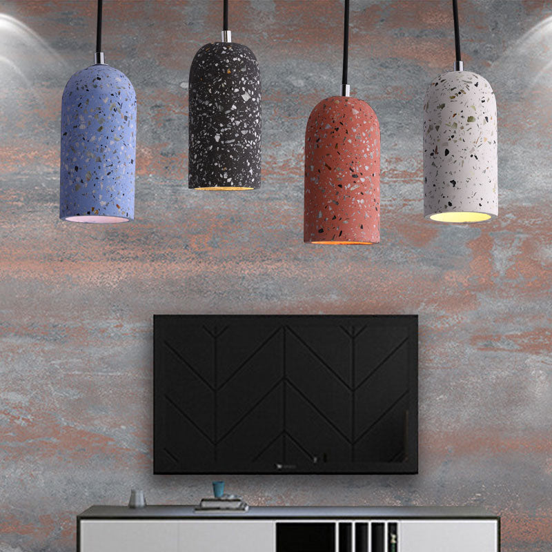Terrazzo Hanging Light Modern Style Pendant Lighting Ayémorrat pour le salon