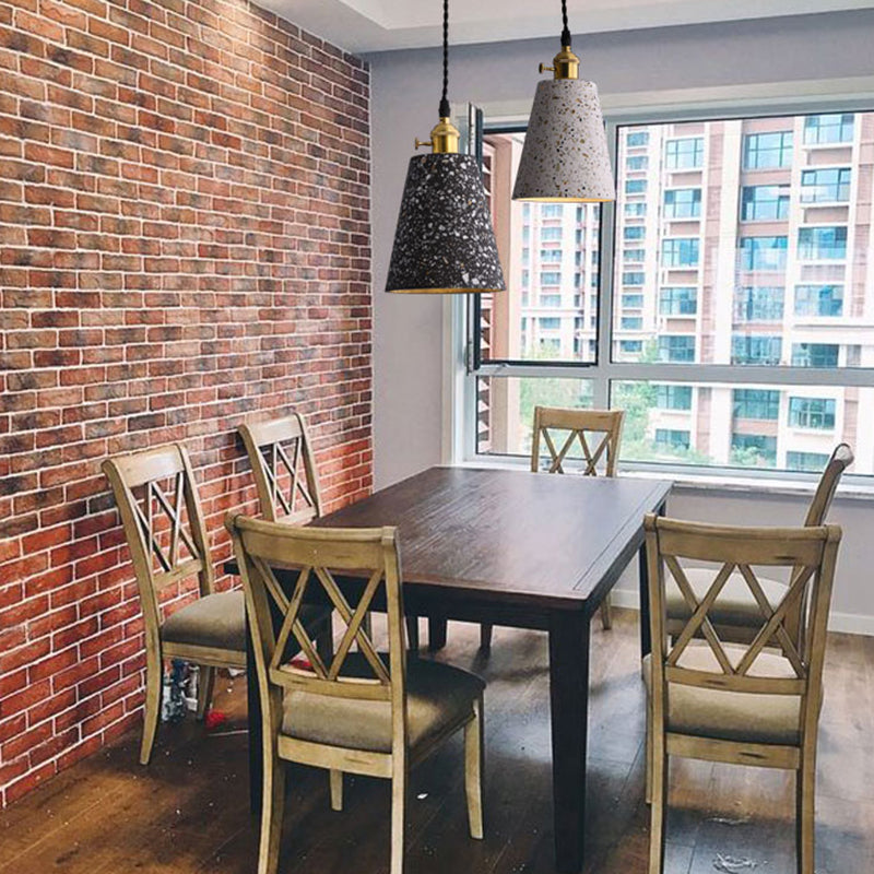 Terrazzo Hanging Light Modern Style Pendant Lighting Ayémorrat pour le salon