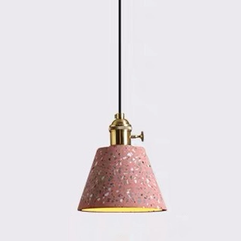 Terrazzo Hanging Light Modern Style Pendant Lighting Ayémorrat pour le salon