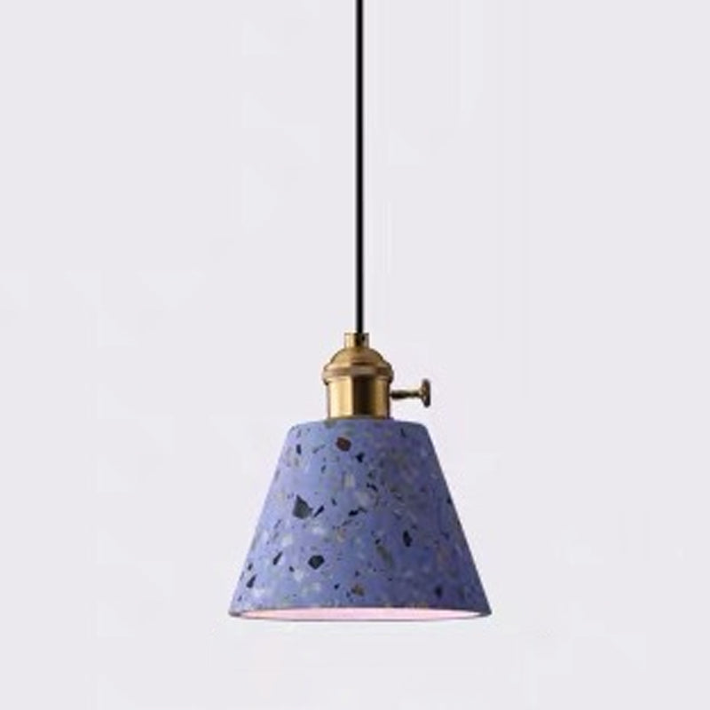 Terrazzo Hanging Light Modern Style Pendant Lighting Ayémorrat pour le salon