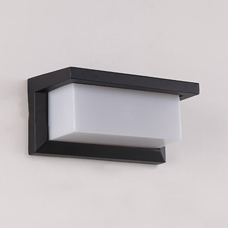 Moderne Aluminiumwandleuchte wasserdichte geometrische LED -Wandwaschmaschine für draußen