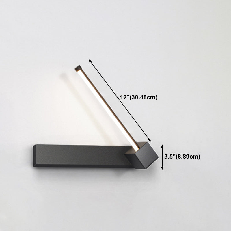 Moderne Metallwandleuchte Form rotatierbarer LED -Wandleuchten für Schlafzimmer