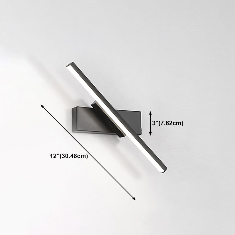 Moderne Metallwandleuchte Form rotatierbarer LED -Wandleuchten für Schlafzimmer