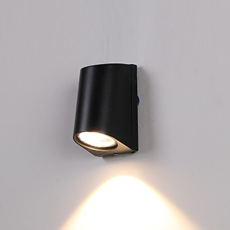 Moderne Aluminium -Wandleuchte geometrische 1 Lichtwandwaschung für Schlafzimmer