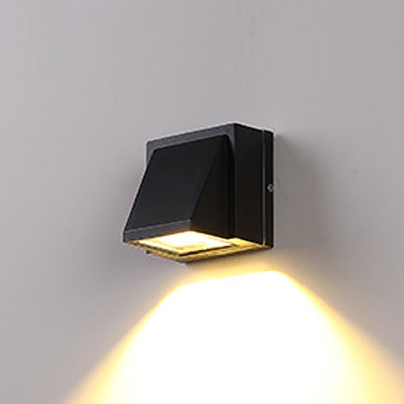 Moderne Aluminium -Wandleuchte geometrische 1 Lichtwandwaschung für Schlafzimmer