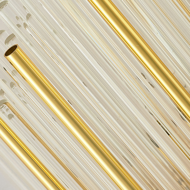 Moderne Metallwandlicht Geometrische 2 Lichter Wandleuchten mit Kristall für Schlafzimmer