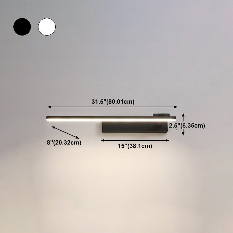 LED Vanity Lamp Fixtures Modernist Mirror Front Lighting with Acrylic Shade