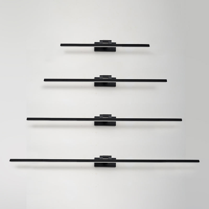 LED Vanity Light Fixture Modernist Mirror Front Lighting with Silicone Shade