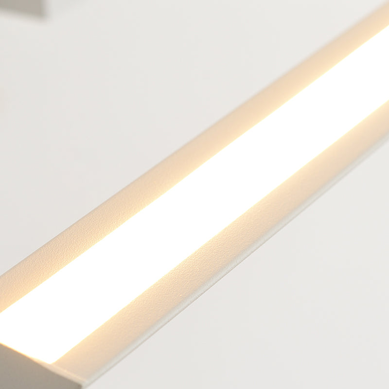 LED Vanity Light Fixture Modernist Mirror Front Lighting with Silicone Shade