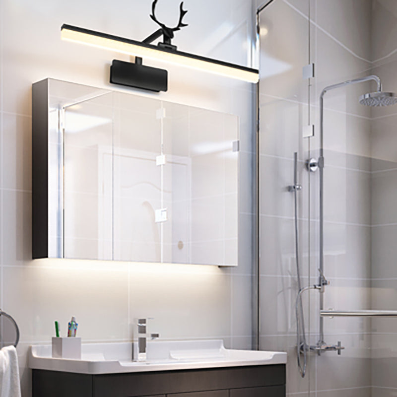 LED Vanity Light Fixtures Modernist Mirror Front Lighting with Acrylic Shade