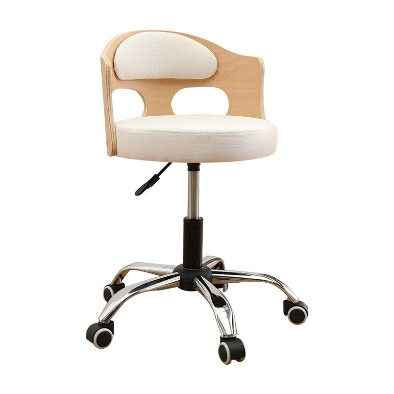 Industrial Style Bar-stool Round Seat with Adjustable Height Barstool for Kitchen