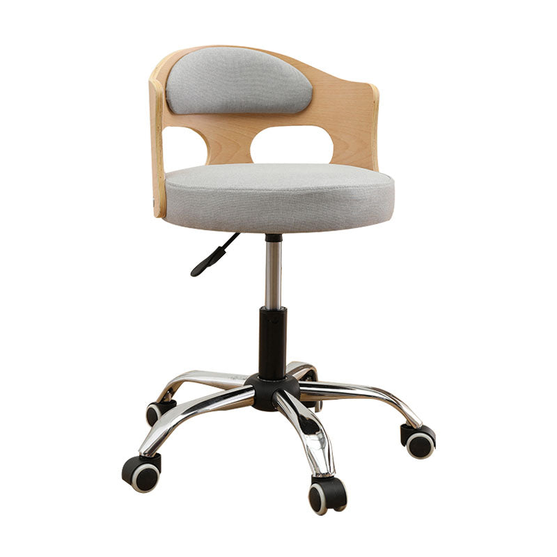 Industrial Style Bar-stool Round Seat with Adjustable Height Barstool for Kitchen