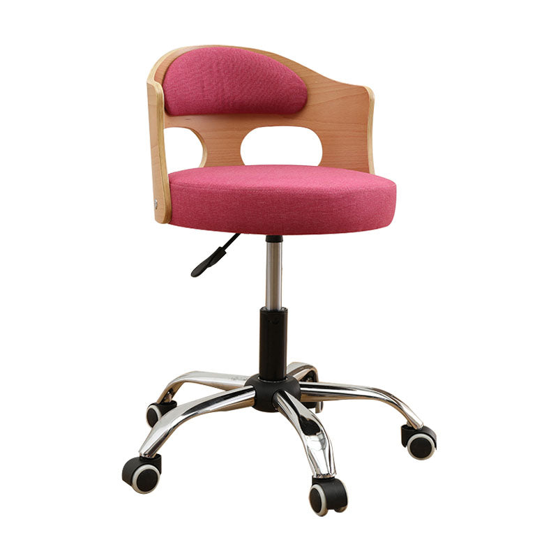Industrial Style Bar-stool Round Seat with Adjustable Height Barstool for Kitchen