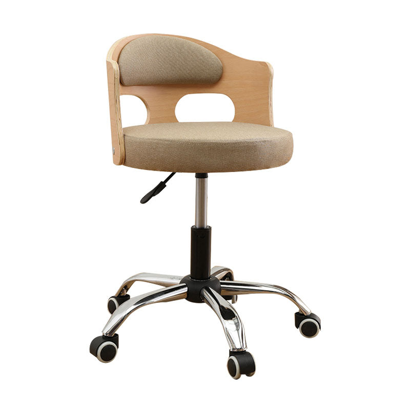 Industrial Style Bar-stool Round Seat with Adjustable Height Barstool for Kitchen