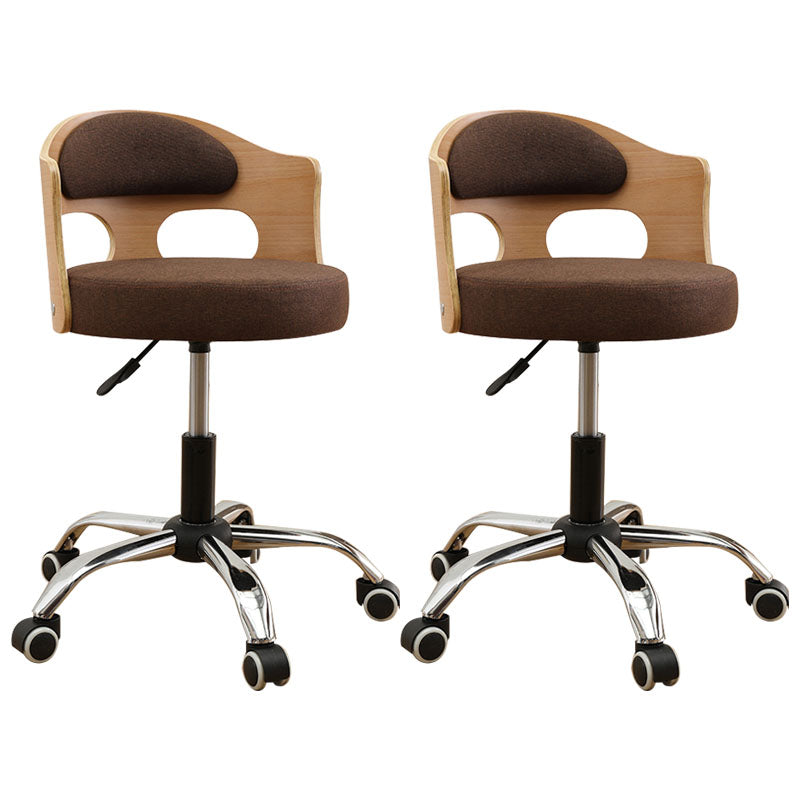 Industrial Style Bar-stool Round Seat with Adjustable Height Barstool for Kitchen