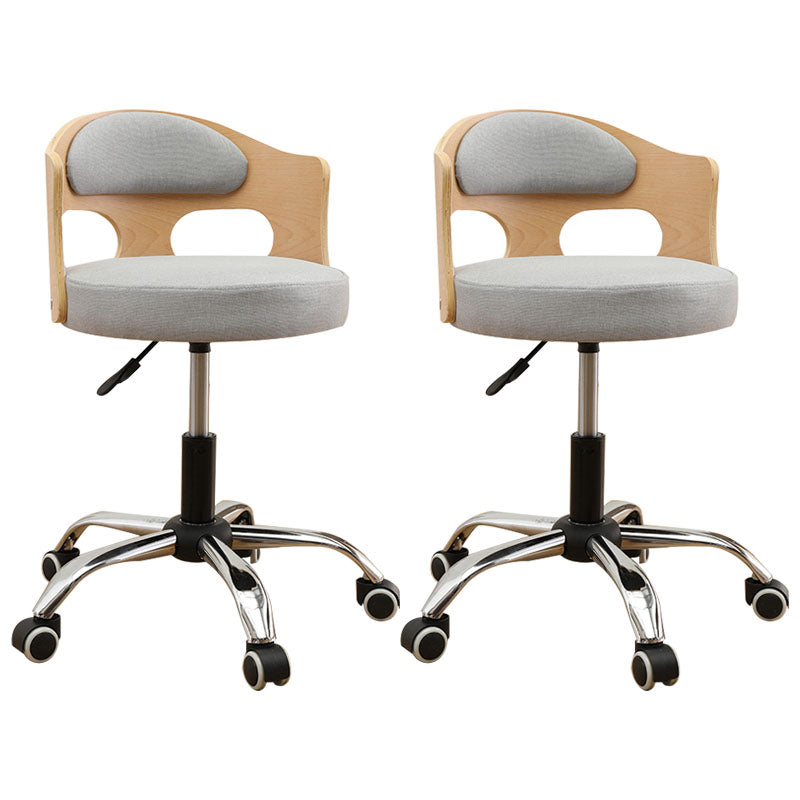 Industrial Style Bar-stool Round Seat with Adjustable Height Barstool for Kitchen