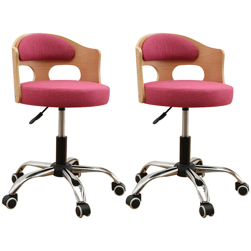 Industrial Style Bar-stool Round Seat with Adjustable Height Barstool for Kitchen