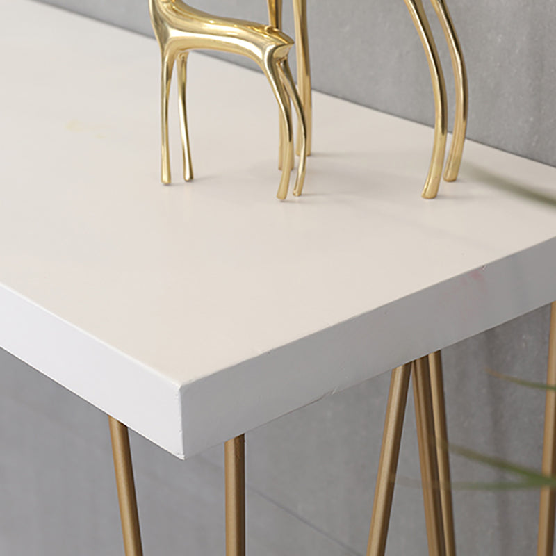 White Modern Style Bar Table in Wood and Iron Bar Table Indoor Bar Table