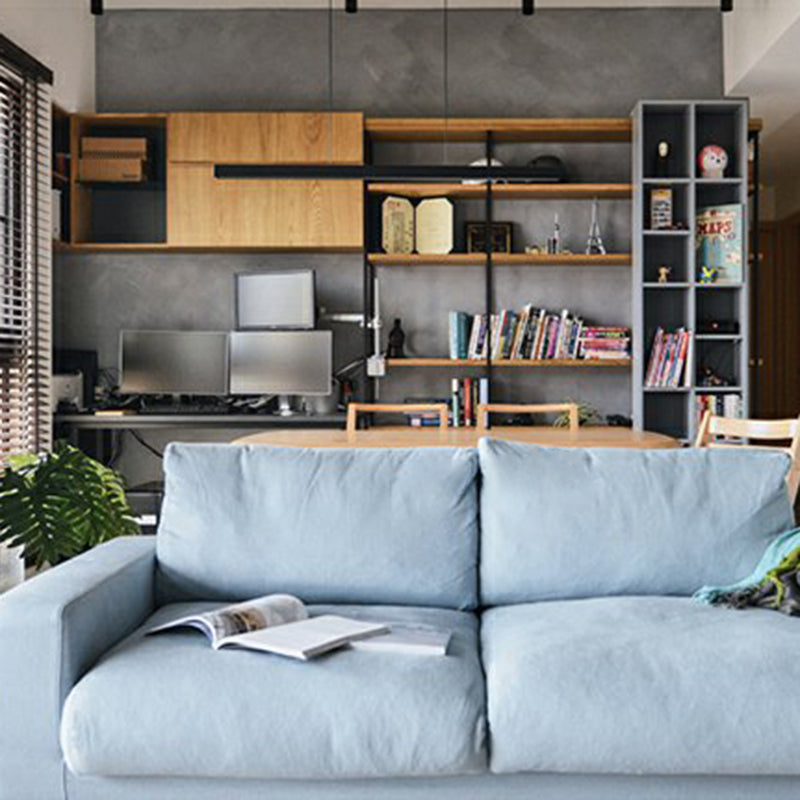 1-Light Modern Pendant Lighting Linear Pendant Light Fixture with Acrylic Shade