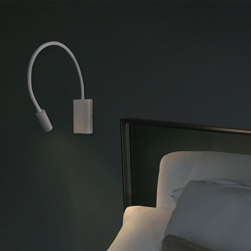 Illuminazione da parete di lettura in metallo a forma geometrica moderna 1 illuminazione montata a parete