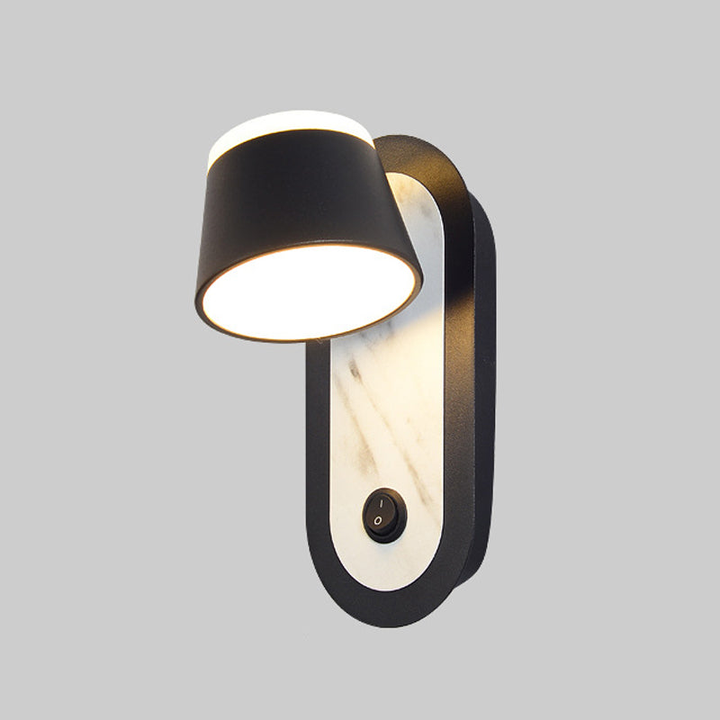 Geometric Shape Metal Reading Wall Lighting Modern Style 1-Light Wall Mount Lighting