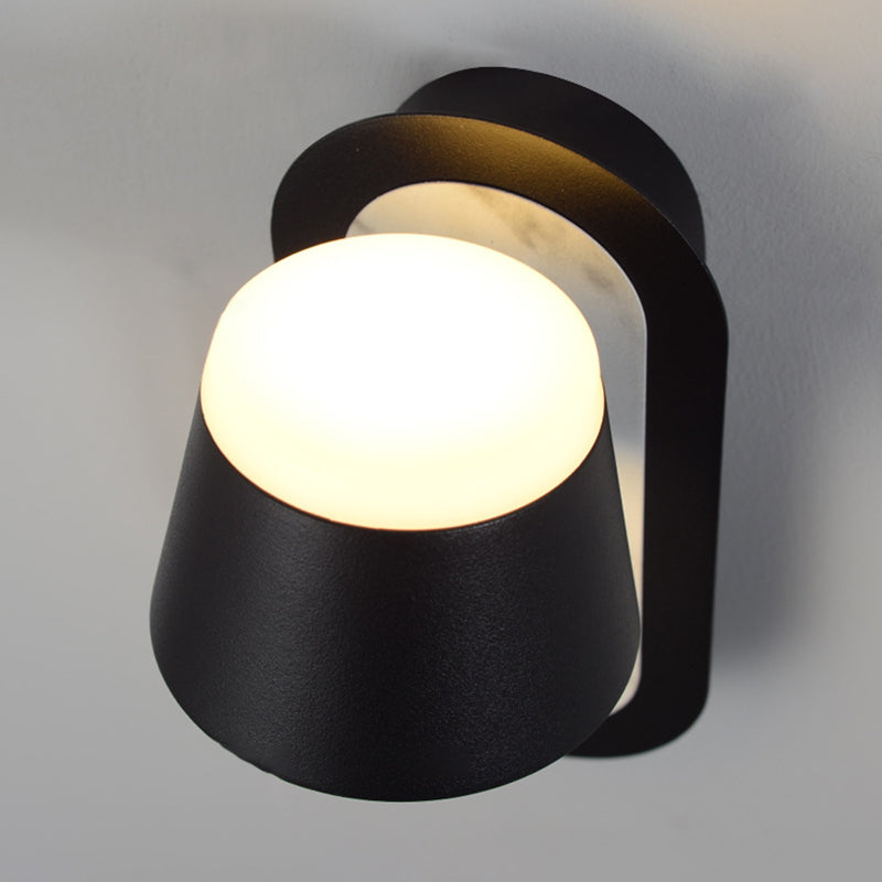 Geometrische Formmetall-Leser-Wandbeleuchtung moderner Stil 1-Licht-Wandmontagebeleuchtung