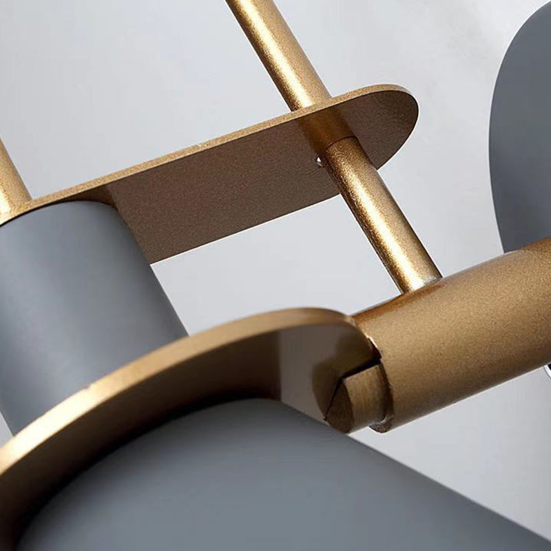 Geometric Shape Metal Wall Lighting Industrial Single Light Wall Mounted Lighting