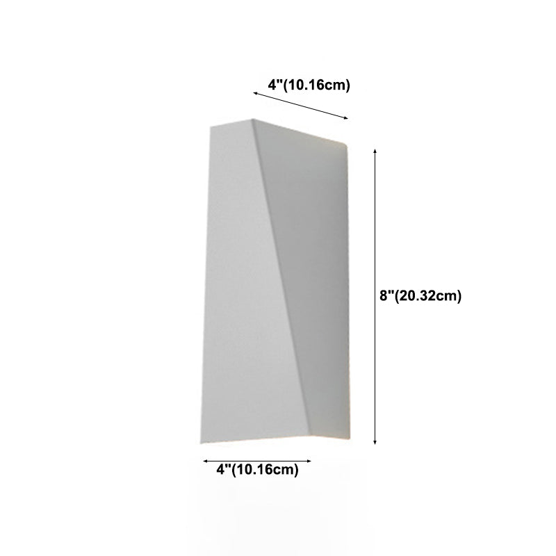Éclairage mural en métal de forme géométrique moderne 2 lumières Éclairage mural