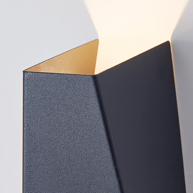 Éclairage mural en métal de forme géométrique moderne 2 lumières Éclairage mural