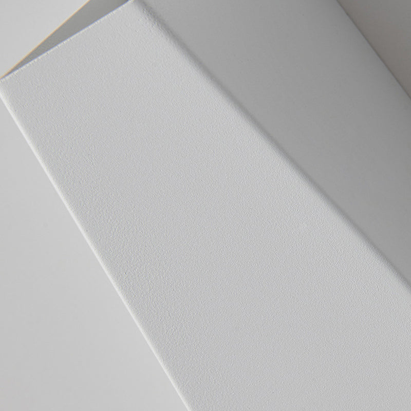 Éclairage mural en métal de forme géométrique moderne 2 lumières Éclairage mural