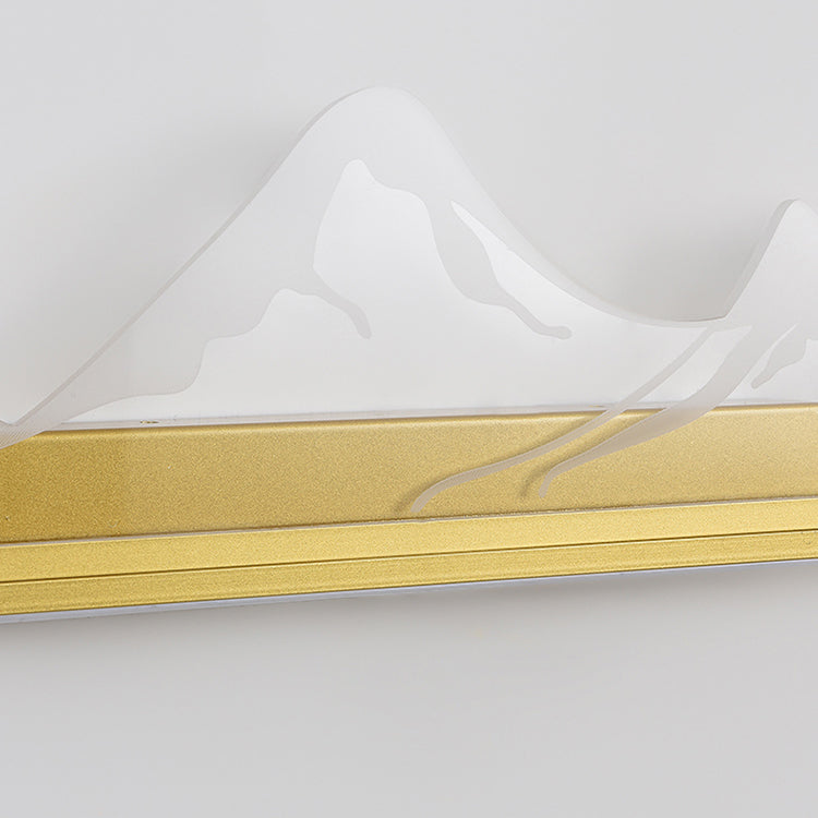 Metal quadrato a forma di parete sconce moderna stile 2 luci a parete luce montata