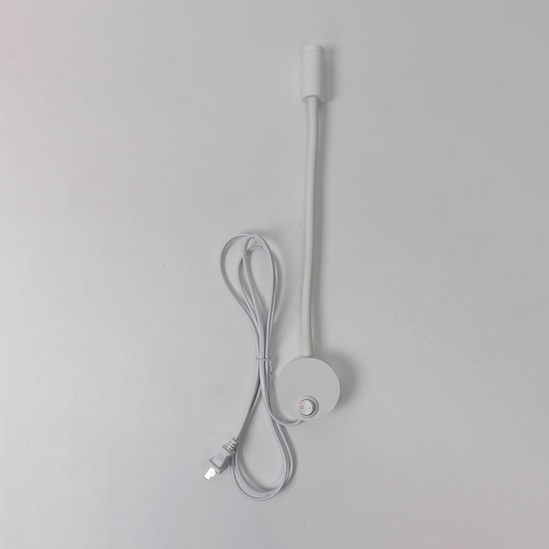 Moderner Stil Flexibler Armwandbeleuchtung Metall Metal 1 Leicht Wandmontierte Lesen Leuchten