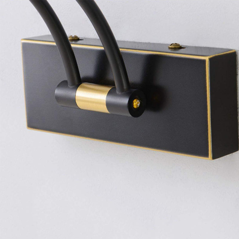 Metal Linear Shape Wall Sconce Modern Style 1 Light Mirror Wall Mount Light