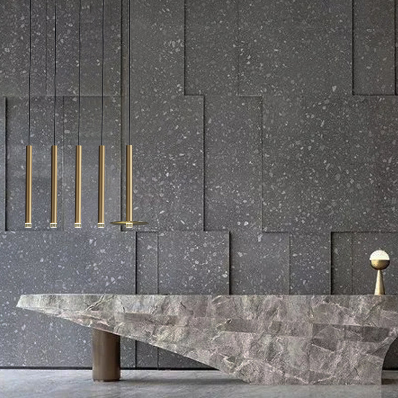 Metal Linear Hanging Lights Modern Style 1 Light Hanging Mount Fixture pour le chevet